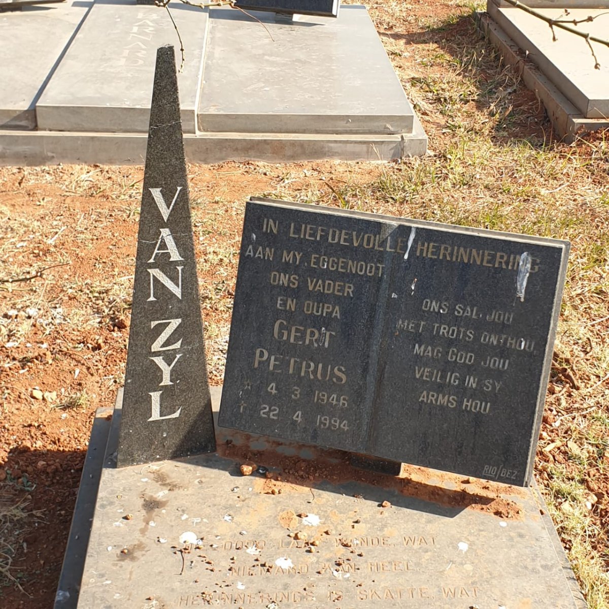 ZYL Gert Petrus, van 1946-1994