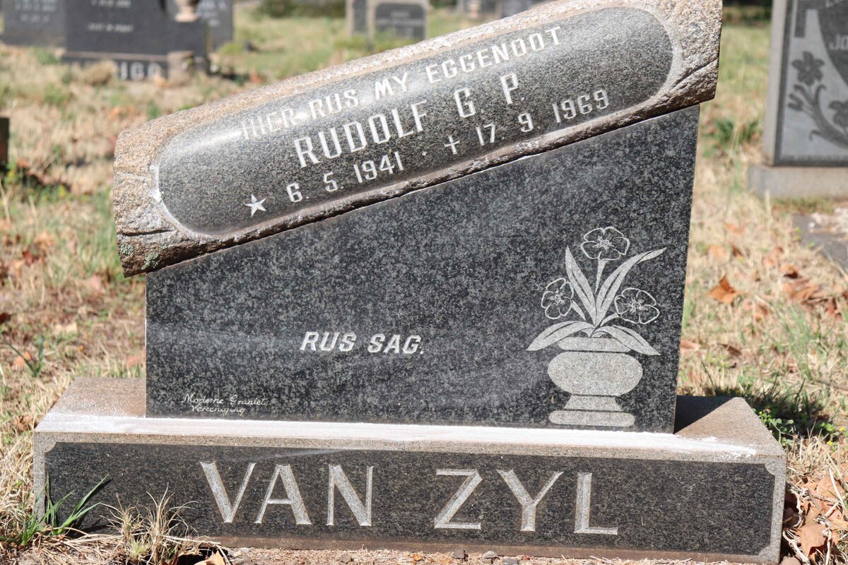 ZYL Rudolf G.P., van 1941-1969