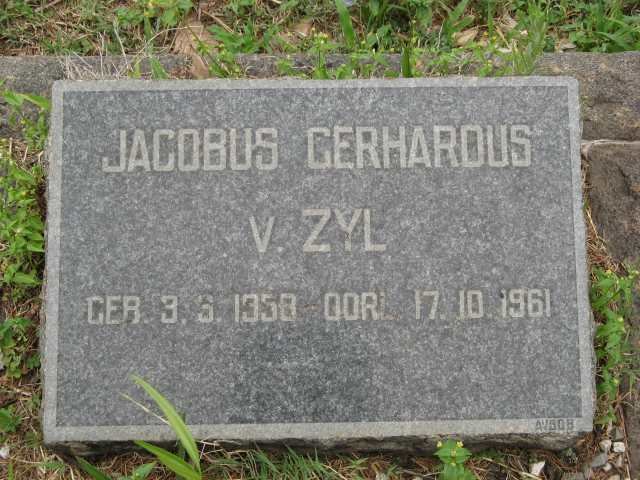 ZYL Jacobus Gerhardus, v. 1958-1961
