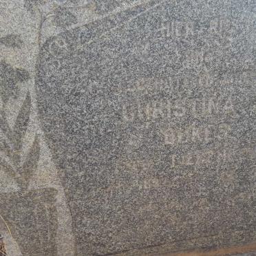 BUKES Christina C. nee LIEBENBERG 1892-1948