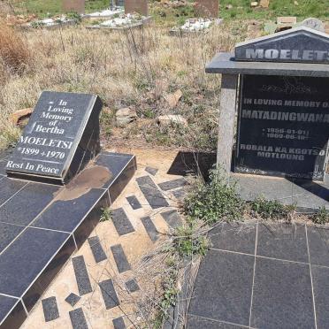 MOELETSI Bertha 1899-1970 :: MOELETSI Matadingwana 1956-1969