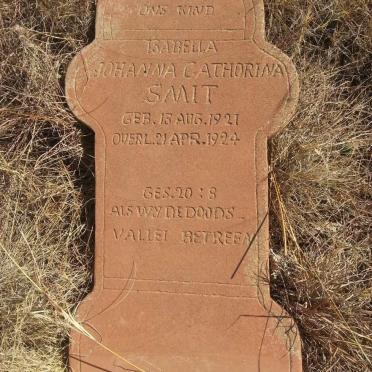 SMIT Isabella Johanna Cathorina 1921-1924