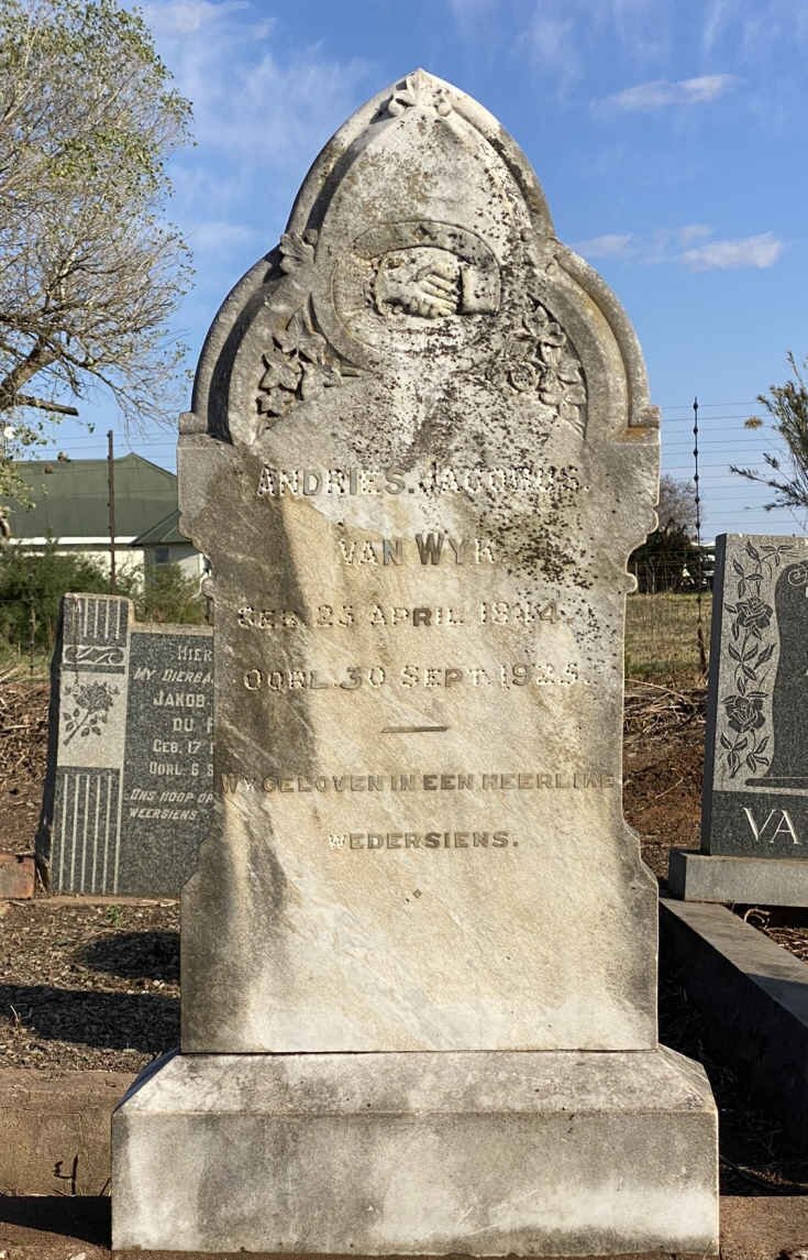 WYK Andries Jacobus, van 1844-1925