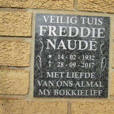 NAUDE Freddie 1932-2017