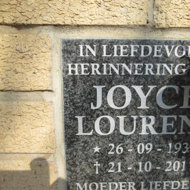 LOURENS Joyce 1937-2017
