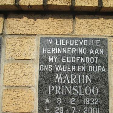 PRINSLOO Martin 1932-2001