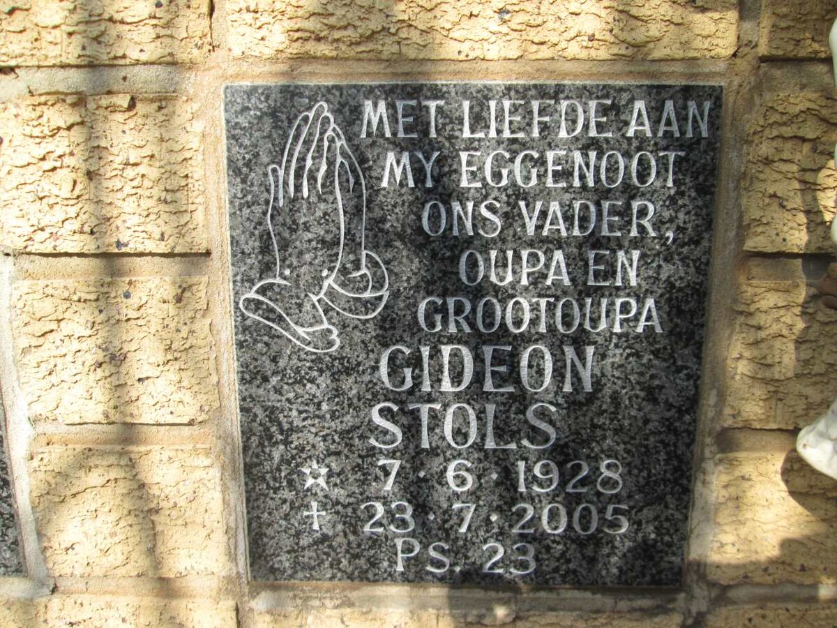 STOLS Gideon 1928-2005