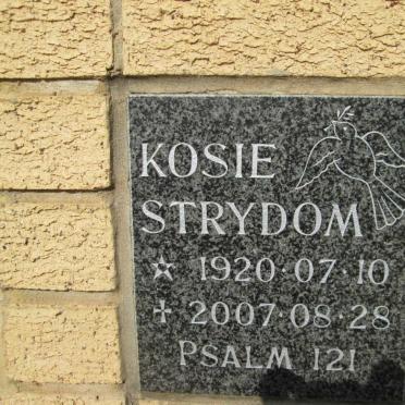 STRYDOM Kosie 1920-2007