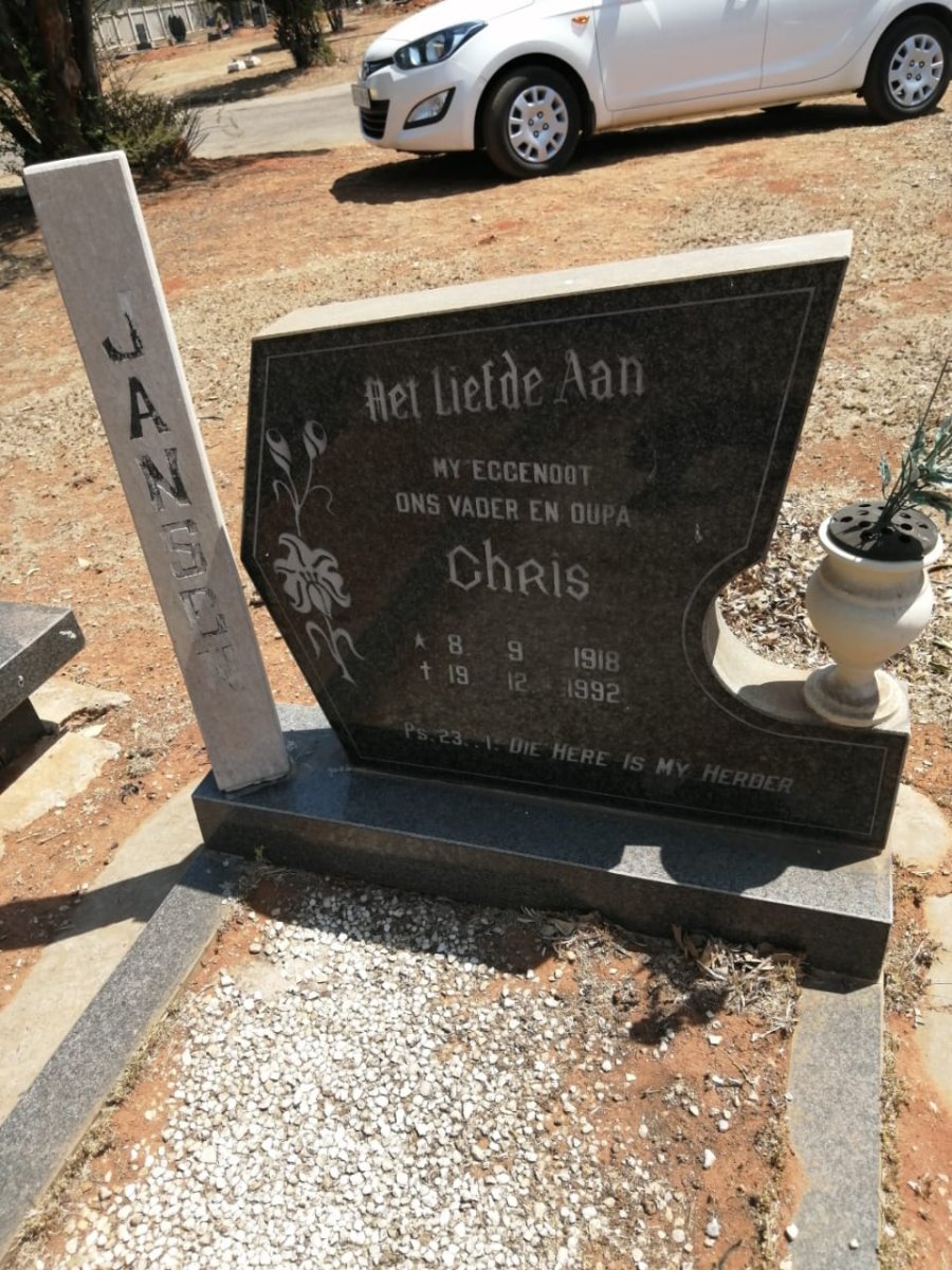 JANSEN Chris 1918-1992