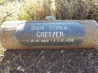 COETZER David Schalk 1904-1974