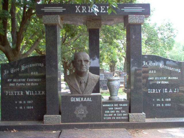 KRUGER Pieter Willem 1917-1984 &amp; G.A.J. 1919-1992