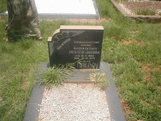 BRUYN Hester Jacoba, de 1890-1970