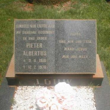 LOUW Pieter Albertus 1918-1970