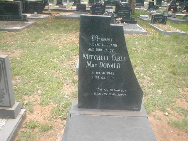 MACDONALD Mitchell Cable 1949-1980