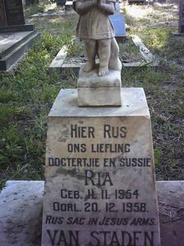 STADEN Ria, van 1954-1958