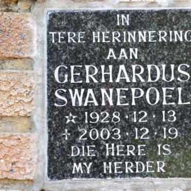 SWANEPOEL Gerhardus 1928-2003