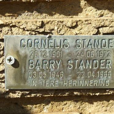 STANDER Cornelis 1901-1972 :: STANDER Barry 1946-1966
