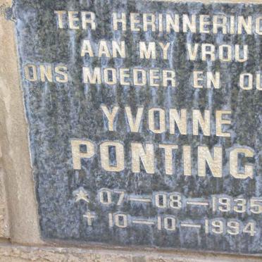 PONTING Yvonne 1935-1994