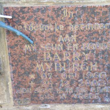 MYBURGH Barry 1966-2003