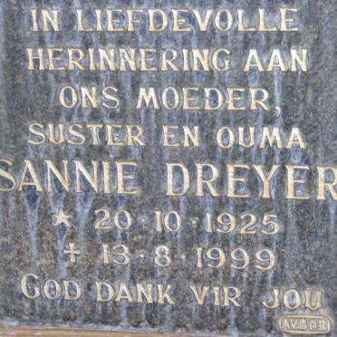 DREYER Sannie 1925-1999