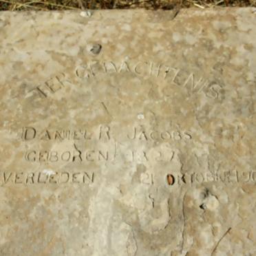 JACOBS Daniel R. 1827-1901