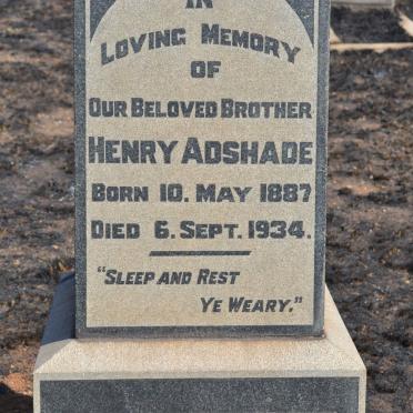 ADSHADE Henry 1887-1934