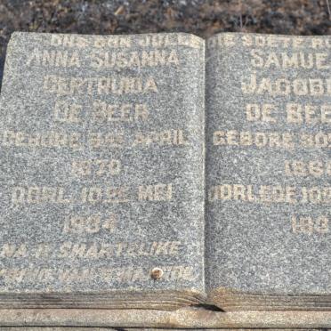 BEER Samuel Jacobus, de 1865-1936 &amp; Anna Susanna Gertruida 1870-1934