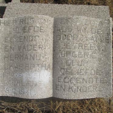 BOTHA Hermanus Lukas 187?-1941