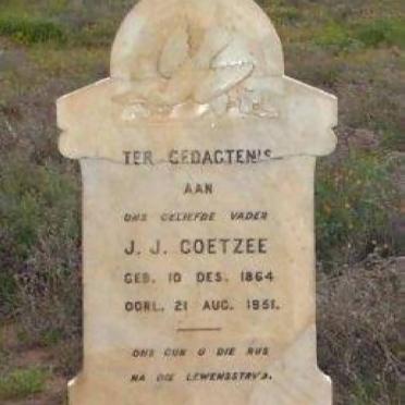 COETZEE Jacobus Johannes 1864-1951