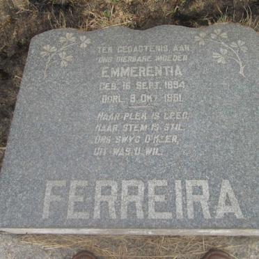FERREIRA Emmerentia 1894-1951