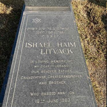 LITVACK Israel Haim -1983