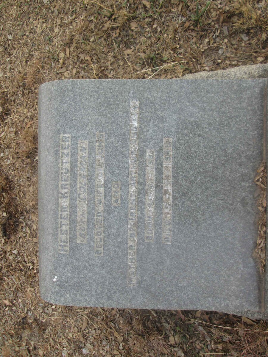 KREUTZER Hester nee COLEMAN 1861-1949