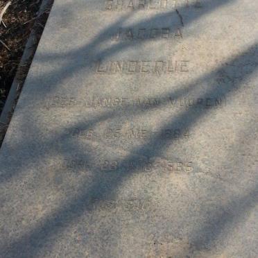 LINDEQUE Charlotte Jacoba nee JANSE VAN VUUREN 1894-1985