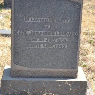 LOMBARD Carl Johannes 1891-1943