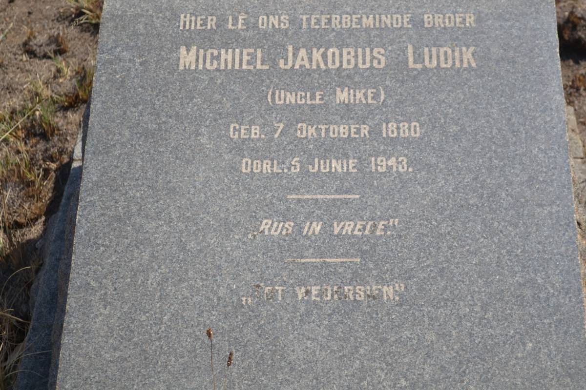 LUDIK Michiel Jakobus 1880-1943