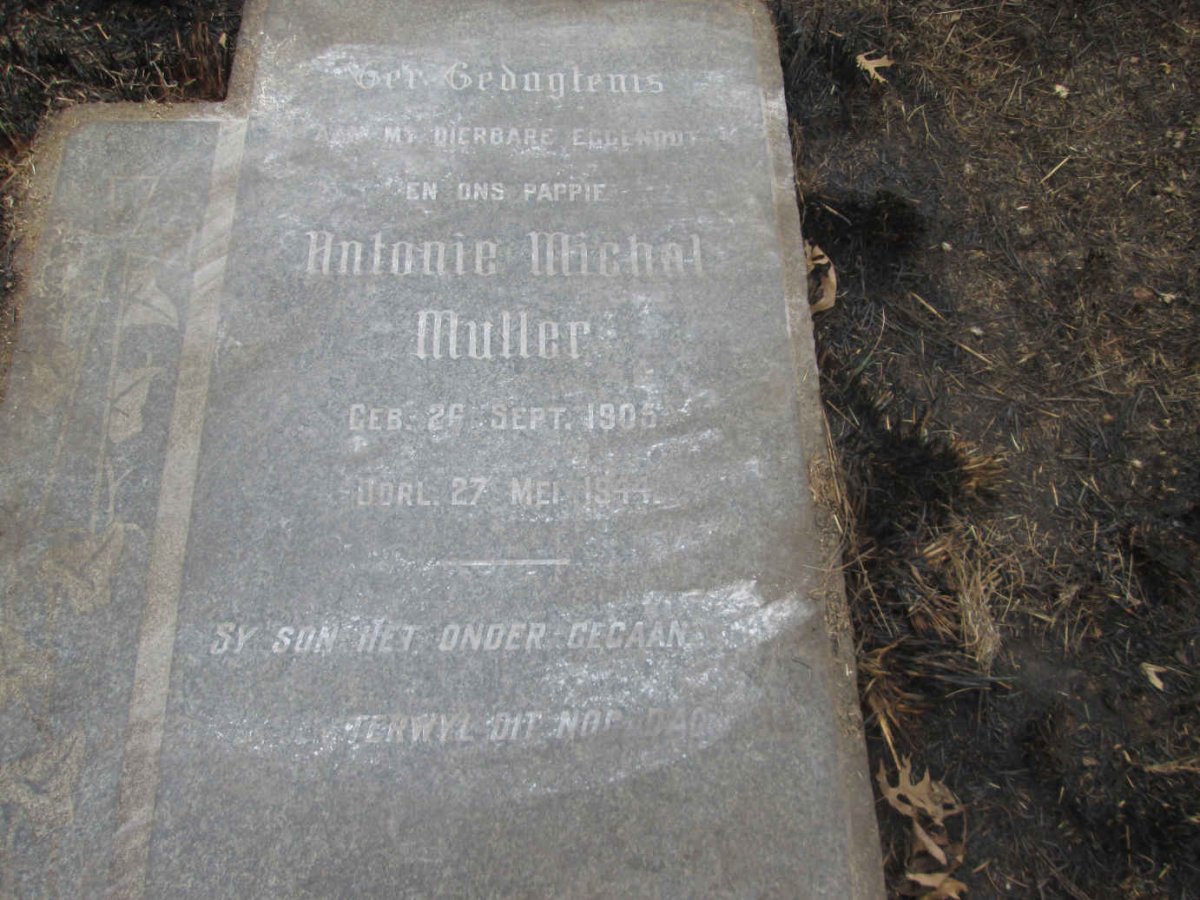 MULLER Antonie Michal 1905-1944