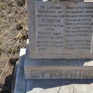 PITTIUS Kenneth, Gey van 1943-1946