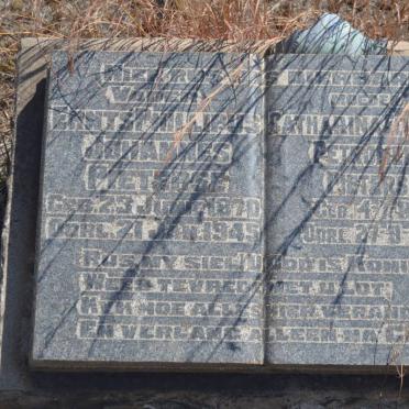 PIETERSE Ernts Phillipus Johannes 1870-1945 &amp; Catharina Elizabeth Petronella 1880-1955