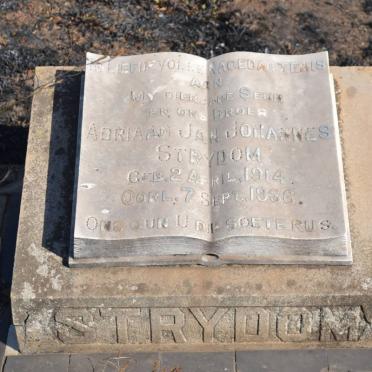 STRYDOM Adriaan Jan Johannes 1914-1936