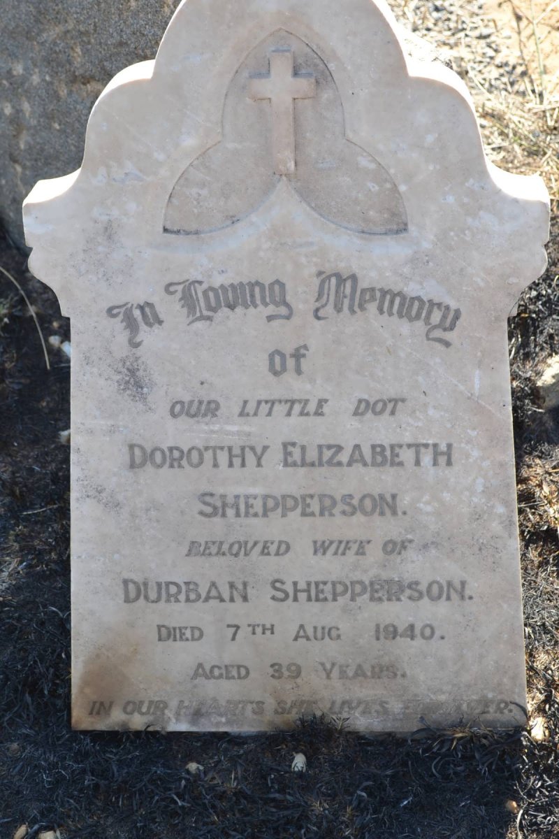 SHEPPERSON Dorothy Elizabeth -1940