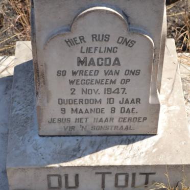 TOIT Magda, du -1947