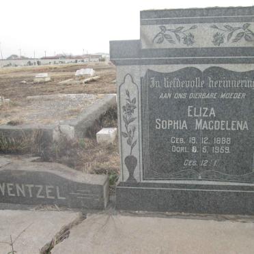 WENTZEL Eliza Sophia Magdelena 1888-1959