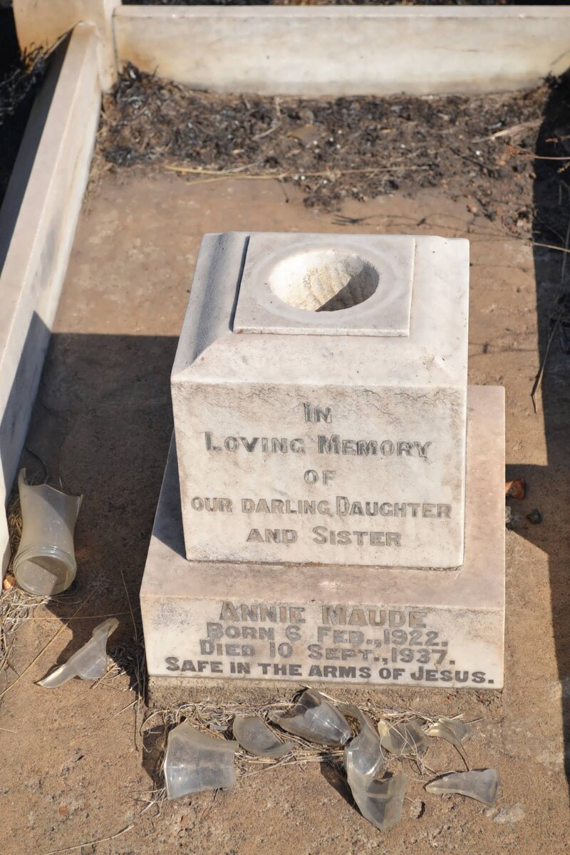 OOSTHUIZEN Annie Maude 1922-1937