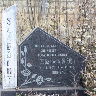 SLABBERT Elizabeth S.M. 1907-1992