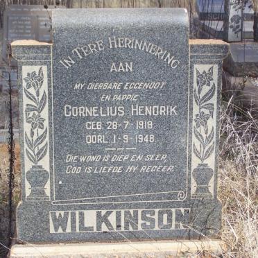 WILKINSON Cornelius Hendrik 1918-1948