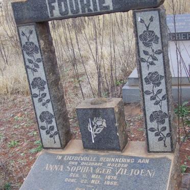 FOURIE Anna Sophia nee VILJOEN 1879-1952