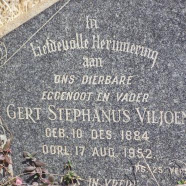 VILJOEN Gert Stephanus 1884-1952