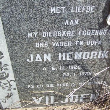 VILJOEN Jan Hendrik 1928-1989