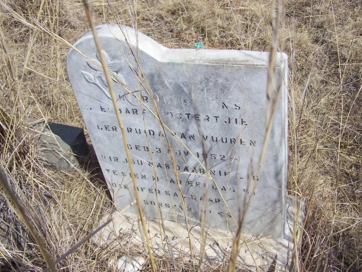 VUUREN Gertruida, van 1952-