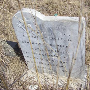 VUUREN Gertruida, van 1952-